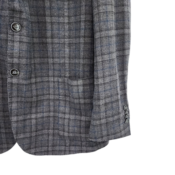 Peter Millar Men's Wool Blend Plaid Blazer - XL - Picture 5 of 8
